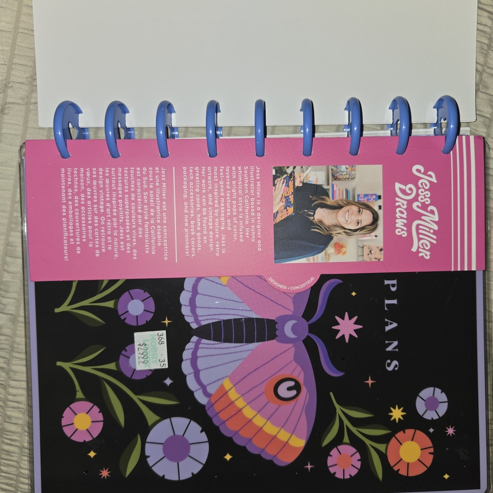 The Happy Planner Butterfly Design with Purple and Pink Accents - Picture 4 of 10